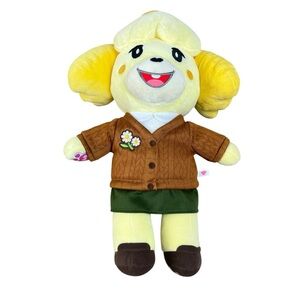 Build A Bear Animal Crossing NEW Isabelle Plush 18” Doll Nintendo Winter Outfit